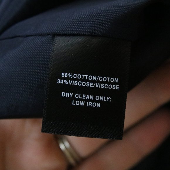 Lafayette 148 Evelyn Navy White Floral Dress Size 8 Sleeveless - Picture 7 of 10